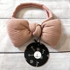 🆕NWT Bandeau Ribbed Puffy Bow Band